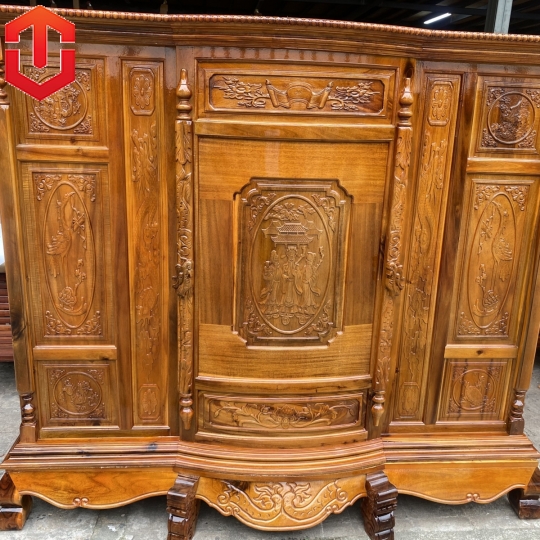TỦ THỜ TRÀM 6 CHÂN 1M75 - Ảnh 7