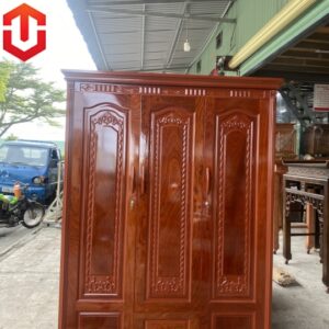 TỦ ÁO PHỦ XOAN ĐÀO 1M6 - 3 CÁNH