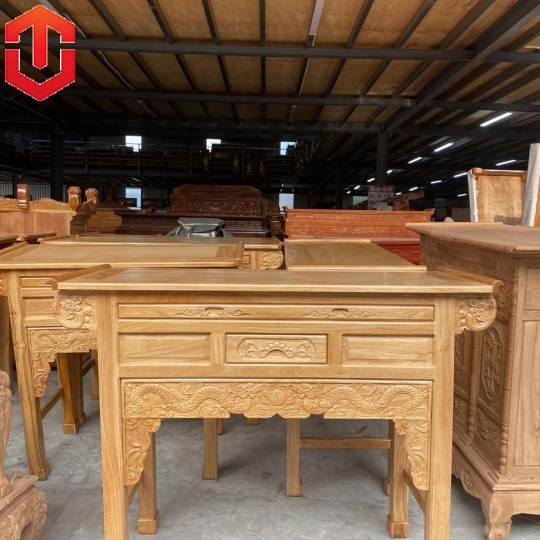 BÀN CÚNG GÕ ĐỎ 1M27
