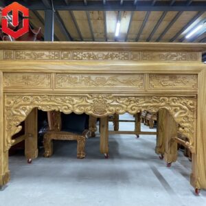 BÀN CÚNG NHƯ Ý GÕ ĐỎ 1M75