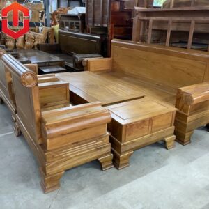 SALON PHÁO ĐỐI GÕ ĐỎ