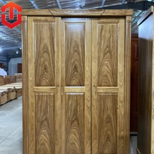 TỦ ÁO CỬA LÙA 3 CÁNH HƯƠNG ĐÁ