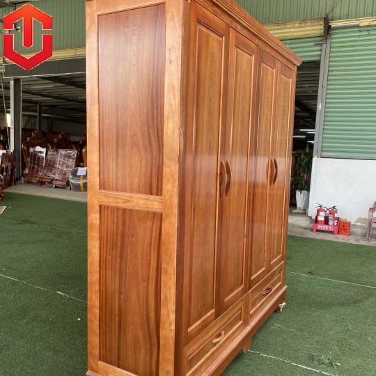 TỦ ÁO XOAN ĐÀO 4 CÁNH - Ảnh 5