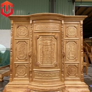 TỦ THỜ BỤNG PHỆ GÕ ĐỎ 1M6