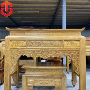 BỘ BÀN CÚNG GÕ 1M53