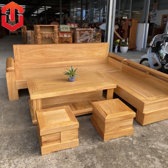 SOFA GÓC TRỨNG GÕ ĐỎ - Ảnh 3