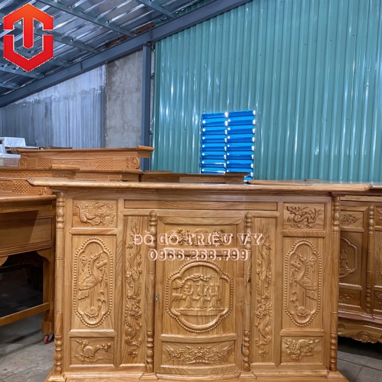 TỦ THỜ CHẠM TAM ĐA 1M97 CAO CẤP - Ảnh 9