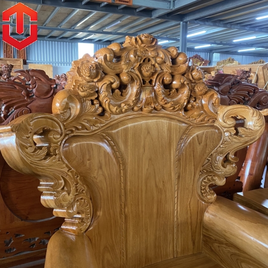 SALON HOÀNG GIA NGUYÊN KHỐI 10F GÕ ĐỎ 10 MÓN - Ảnh 6