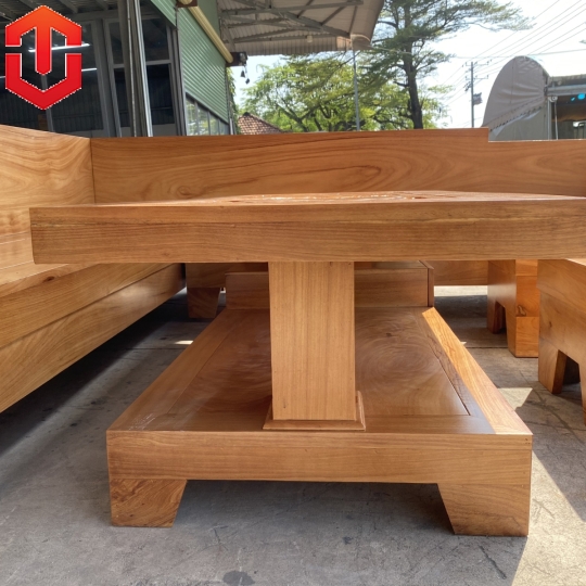 SOFA GÓC HỘP GÕ ĐỎ - SOFA GỖ CAO CẤP - Ảnh 2