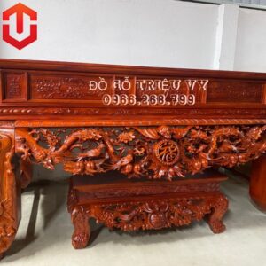 BỘ SẬP THỜ MAI ĐIỂU HƯƠNG ĐỎ CHÂN 24
