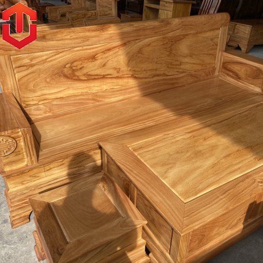 SALON PHÁO ĐỐI GÕ ĐỎ - CAO CẤP - Ảnh 2