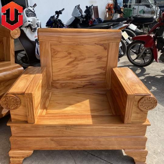 SALON PHÁO ĐỐI GÕ ĐỎ - CAO CẤP - Ảnh 6
