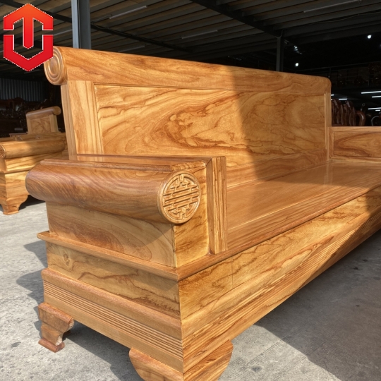 SALON PHÁO ĐỐI GÕ ĐỎ - CAO CẤP - Ảnh 4
