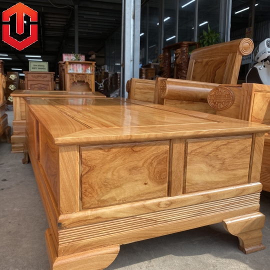 SALON PHÁO ĐỐI GÕ ĐỎ - CAO CẤP - Ảnh 5