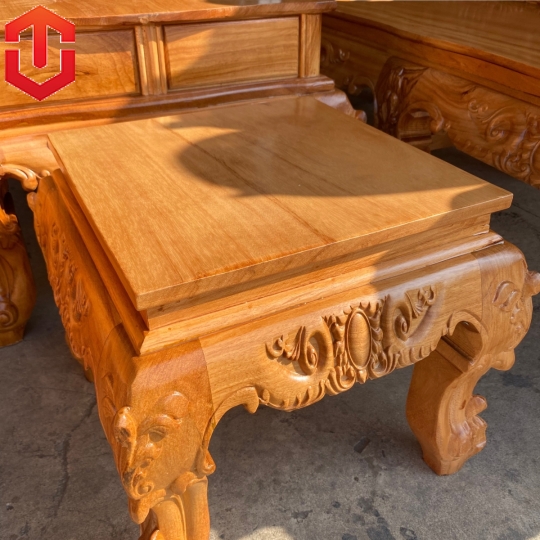 SALON HOÀNG GIA GÕ ĐỎ 6 MÓN - CAO CẤP - Ảnh 9