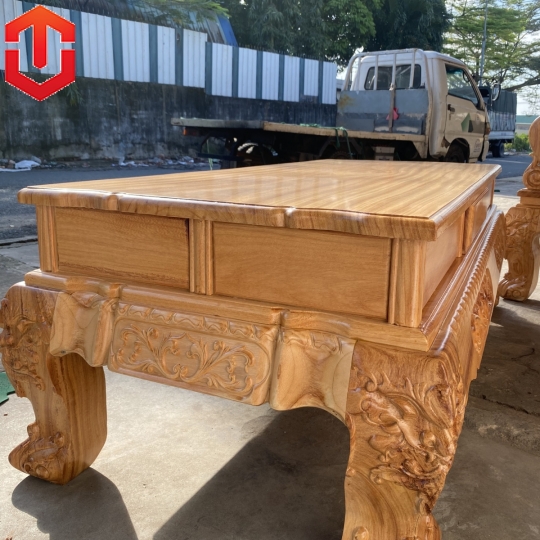 SALON ĐÀO GÕ ĐỎ CỘT 14 6 MÓN - CAO CẤP - Ảnh 4