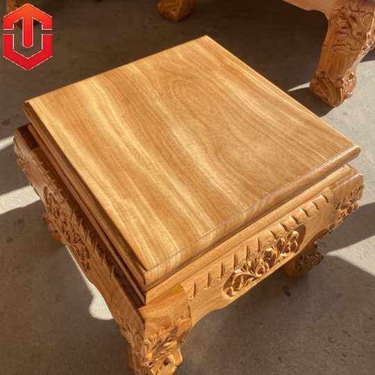 SALON ĐÀO GÕ ĐỎ CỘT 14 6 MÓN - CAO CẤP - Ảnh 6
