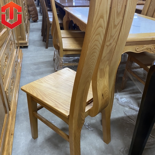 BÀN ĂN SỒI MẶT ĐÁ CHÂN LUY 6 GHẾ - Ảnh 6