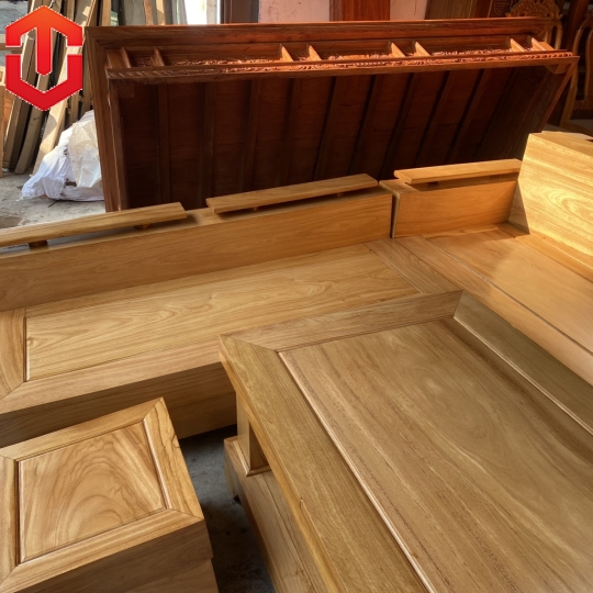SOFA GÓC HỘP GÕ ĐỎ - Ảnh 6