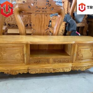 KỆ LUY HOÀNG GIA GÕ ĐỎ 2M
