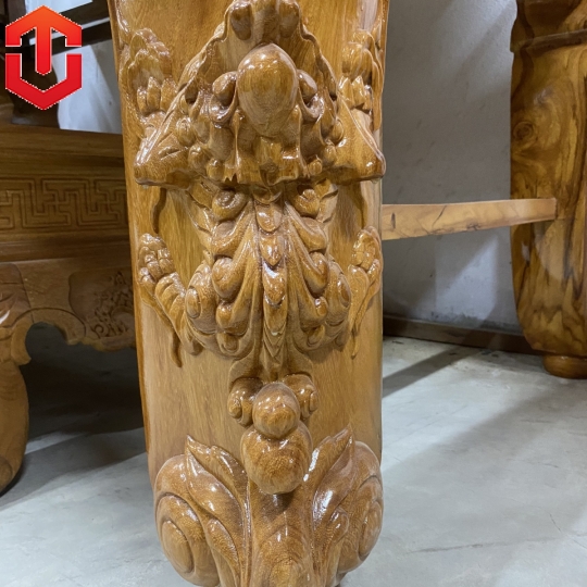 SẬP THỜ RỒNG GÕ ĐỎ CHÂN 18 - Ảnh 11