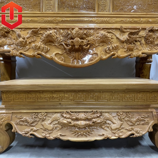 SẬP THỜ RỒNG GÕ ĐỎ CHÂN 18 - Ảnh 3