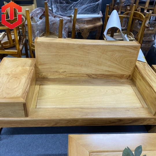 SOFA 2 VĂNG CHÂN CHOÃI GÕ ĐỎ - Ảnh 6