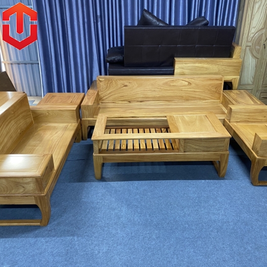 SOFA 2 VĂNG CHÂN CHOÃI GÕ ĐỎ - Ảnh 7