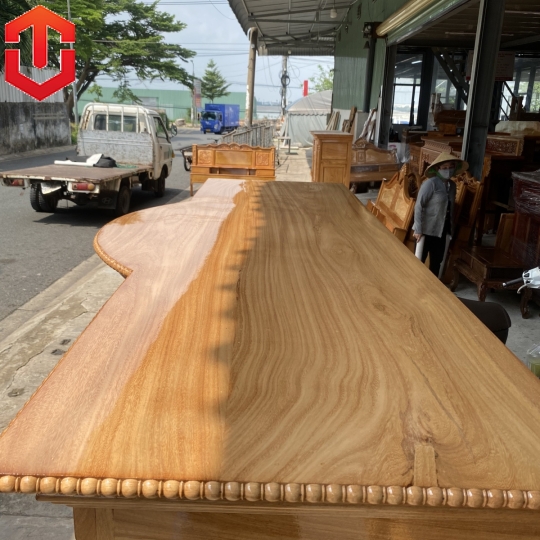 TỦ THỜ BỤNG PHỆ TRƠN GÕ ĐỎ 1M97 - TỦ THỜ GÕ ĐỎ CAO CẤP - Ảnh 3