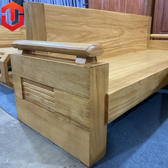SOFA GÓC TRỨNG GÕ ĐỎ - Ảnh 2