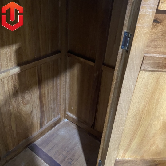 TỦ THỜ GÕ ĐỎ TAM ĐA 1M27 - Ảnh 3