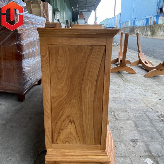 KỆ TIVI CỘT LÕM 2M6 GÕ ĐỎ - Ảnh 11