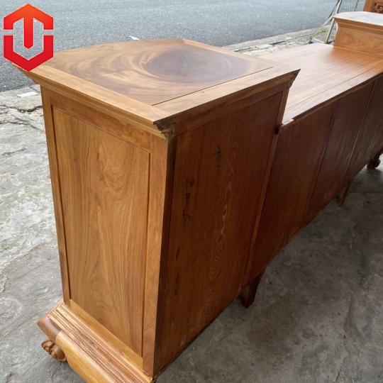KỆ TIVI CỘT LÕM 2M6 GÕ ĐỎ - Ảnh 12