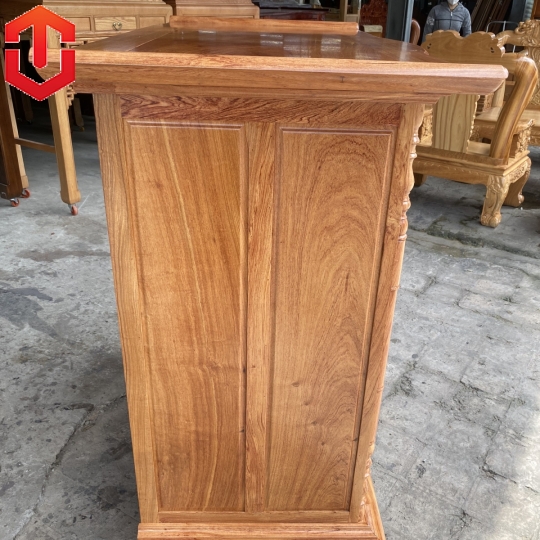 TỦ THỜ HƯƠNG ĐÁ CHẠM TAM ĐA 1M27 - Ảnh 3