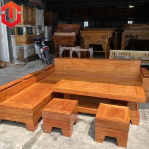 SOFA GÓC HỘP HƯƠNG ĐÁ CÓ TAY