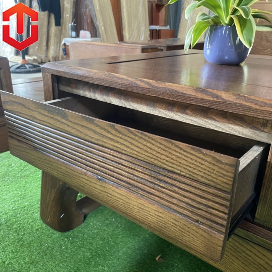 SOFA GÓC CHÂN CHOÃI SỒI LAU MÀU ÓC CHÓ - VẾ PHẢI - Ảnh 13