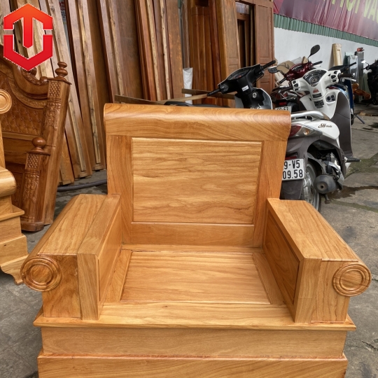 SOFA ĐỐI PHÁO GÕ ĐỎ 6 MÓN - Ảnh 8
