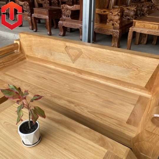 SOFA GÓC KIM CƯƠNG GÕ ĐỎ - Ảnh 18