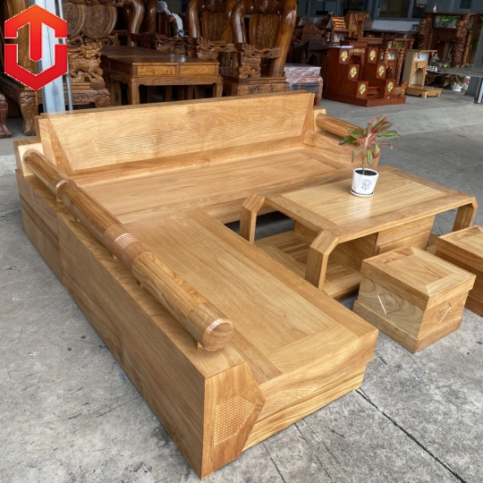 SOFA GÓC KIM CƯƠNG GÕ ĐỎ - Ảnh 17