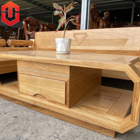 SOFA GÓC KIM CƯƠNG GÕ ĐỎ - Ảnh 8