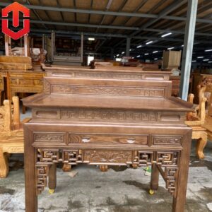 BÀN CÚNG SỒI 2 TẦNG 1M27 LAU MÀU ÓC CHÓ