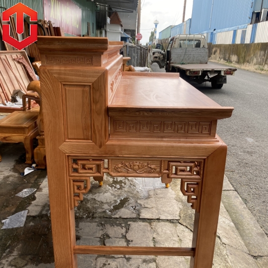 BÀN CÚNG SỒI 2 TẦNG 1M53 LAU MÀU HƯƠNG VÀNG - Ảnh 6