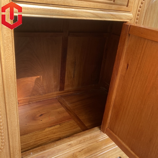 TỦ THỜ GÕ ĐỎ 1M53 CHẠM CHỮ - Ảnh 11
