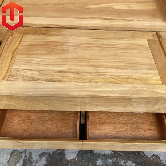 SOFA GÓC CHÂN CUỐN GỖ GÕ ĐỎ - Ảnh 9