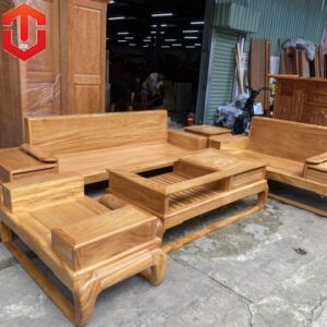 SOFA 2 VĂNG ĐÙI GÀ GÕ ĐỎ