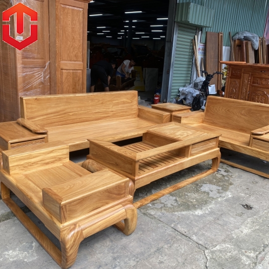 SOFA 2 VĂNG ĐÙI GÀ GÕ ĐỎ