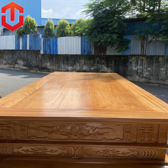 BÀN CÚNG NHƯ Ý GÕ ĐỎ 1M97 - Ảnh 10