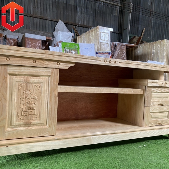 KỆ TIVI SỒI MÂU ĐƠN 1M8 SỒI MÀU TỰ NHIÊN - Ảnh 8