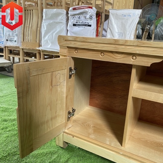 KỆ TIVI SỒI MÂU ĐƠN 1M8 SỒI MÀU TỰ NHIÊN - Ảnh 10
