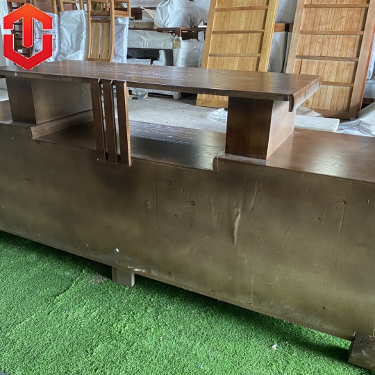 KỆ TIVI GỖ SỒI - KỆ THỚT SỒI LAU MÀU ÓC CHÓ 1M8 - Ảnh 10